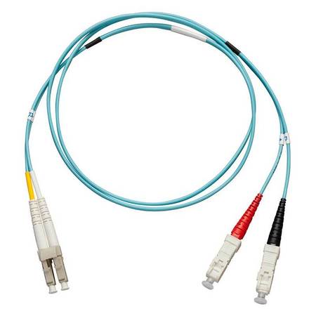ALLEN TEL Fiber Optic Patch Cable LC to SC, 10Gb OM4, 3 M GBLCC-D5-03